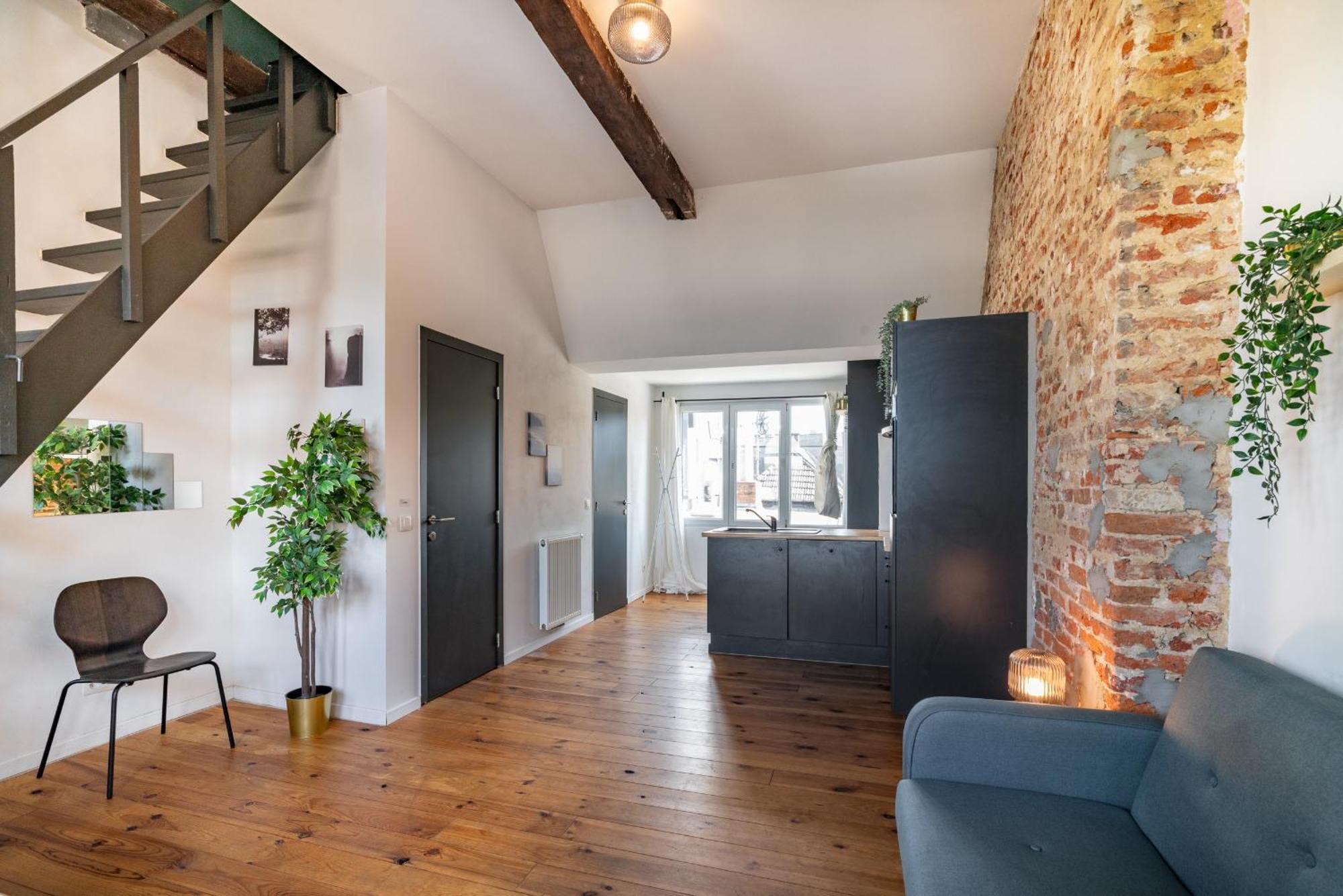 Charming Two-Bedroom River Side Apartment Antwerp Exterior photo