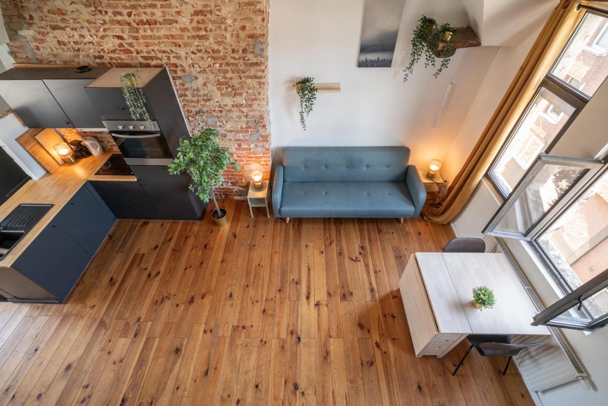 Charming Two-Bedroom River Side Apartment Antwerp Exterior photo