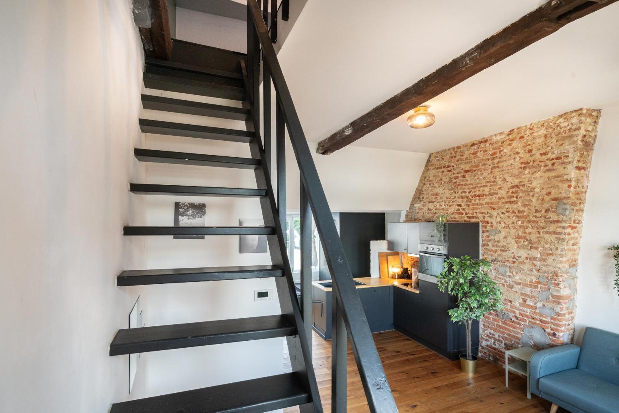 Charming Two-Bedroom River Side Apartment Antwerp Exterior photo
